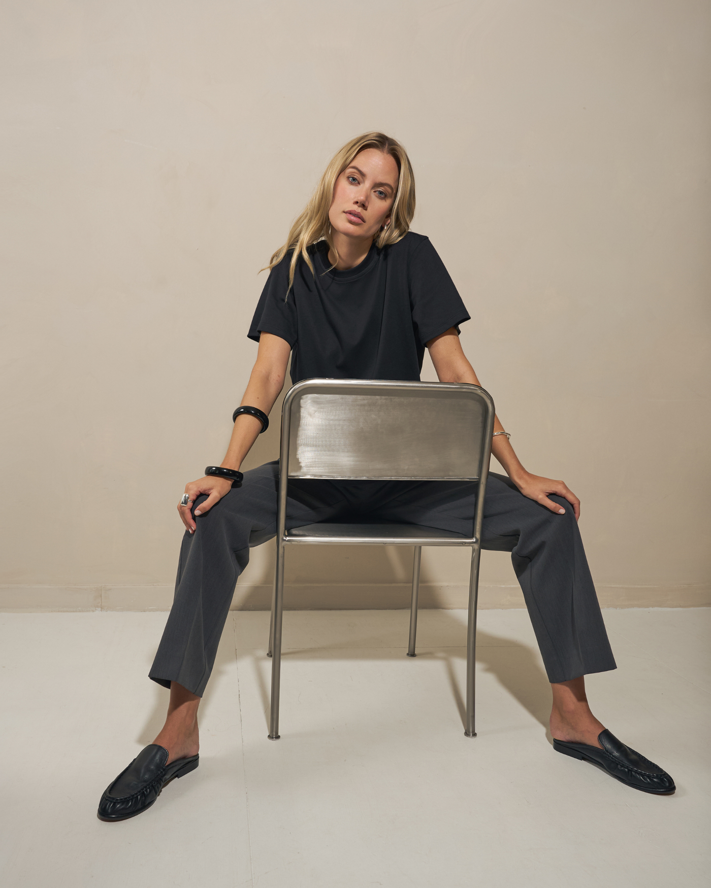 Boxy T-shirt - Black