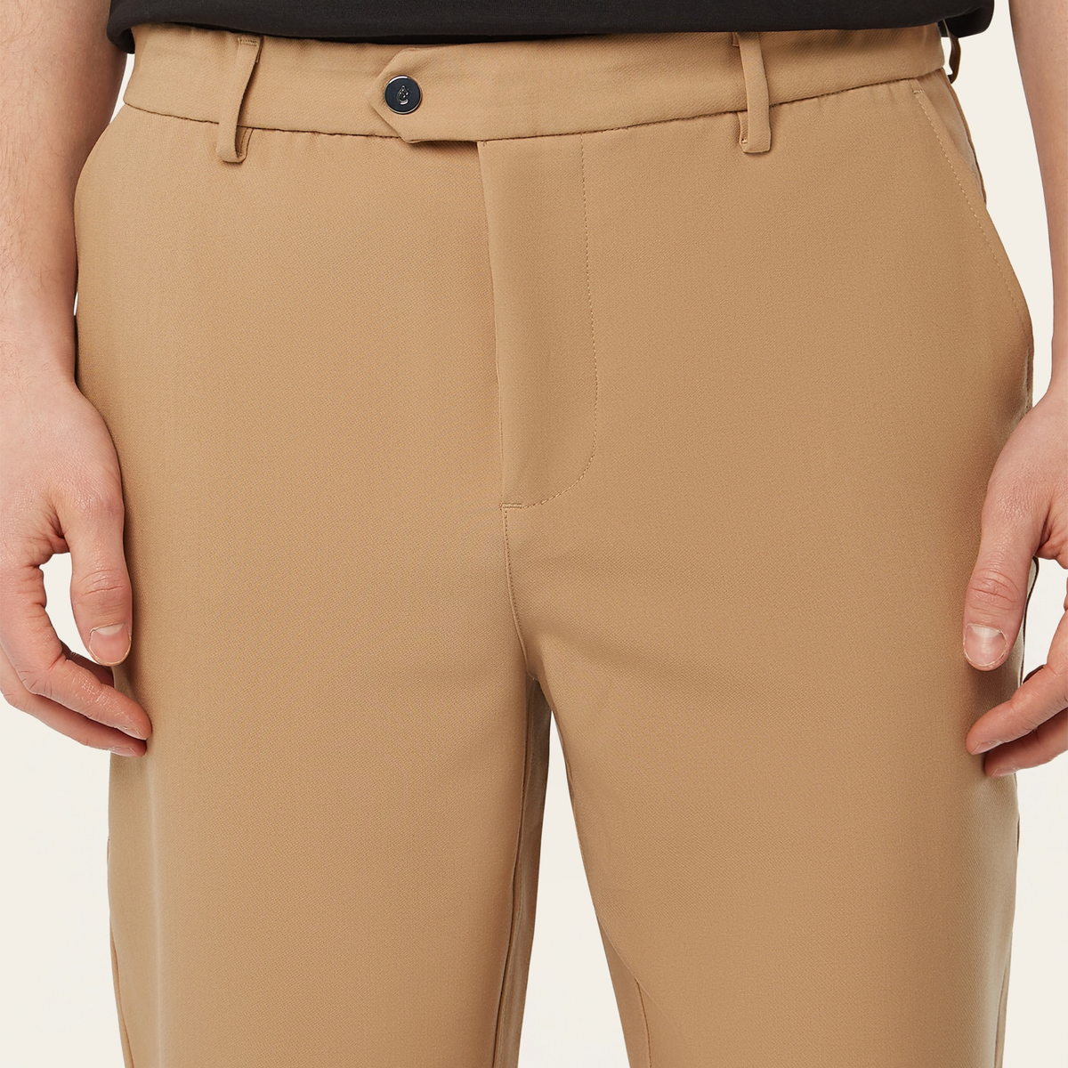 Straight pants Light Camel