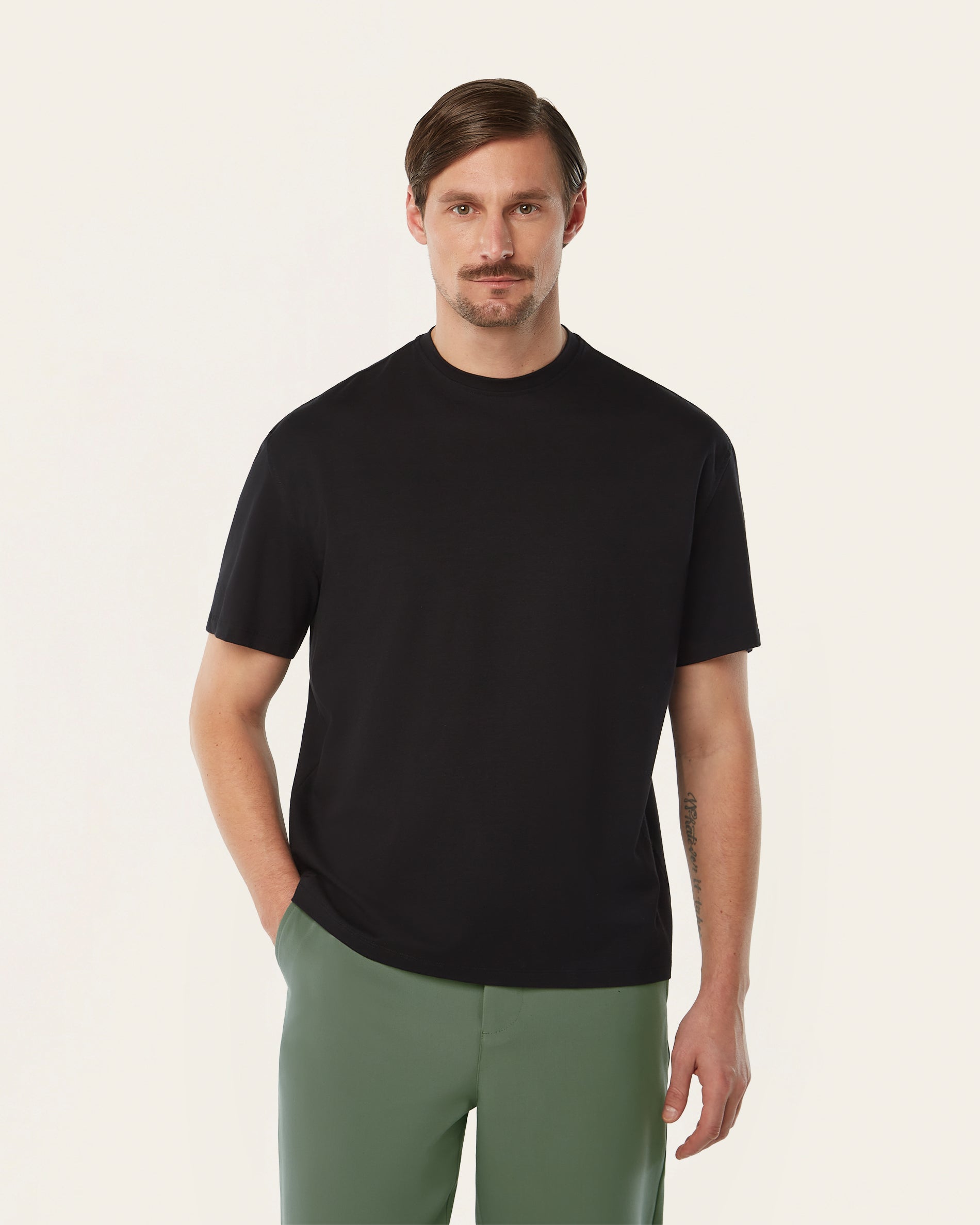 Relaxed T-shirt 3-pack bundle | White & Navy & Light grey