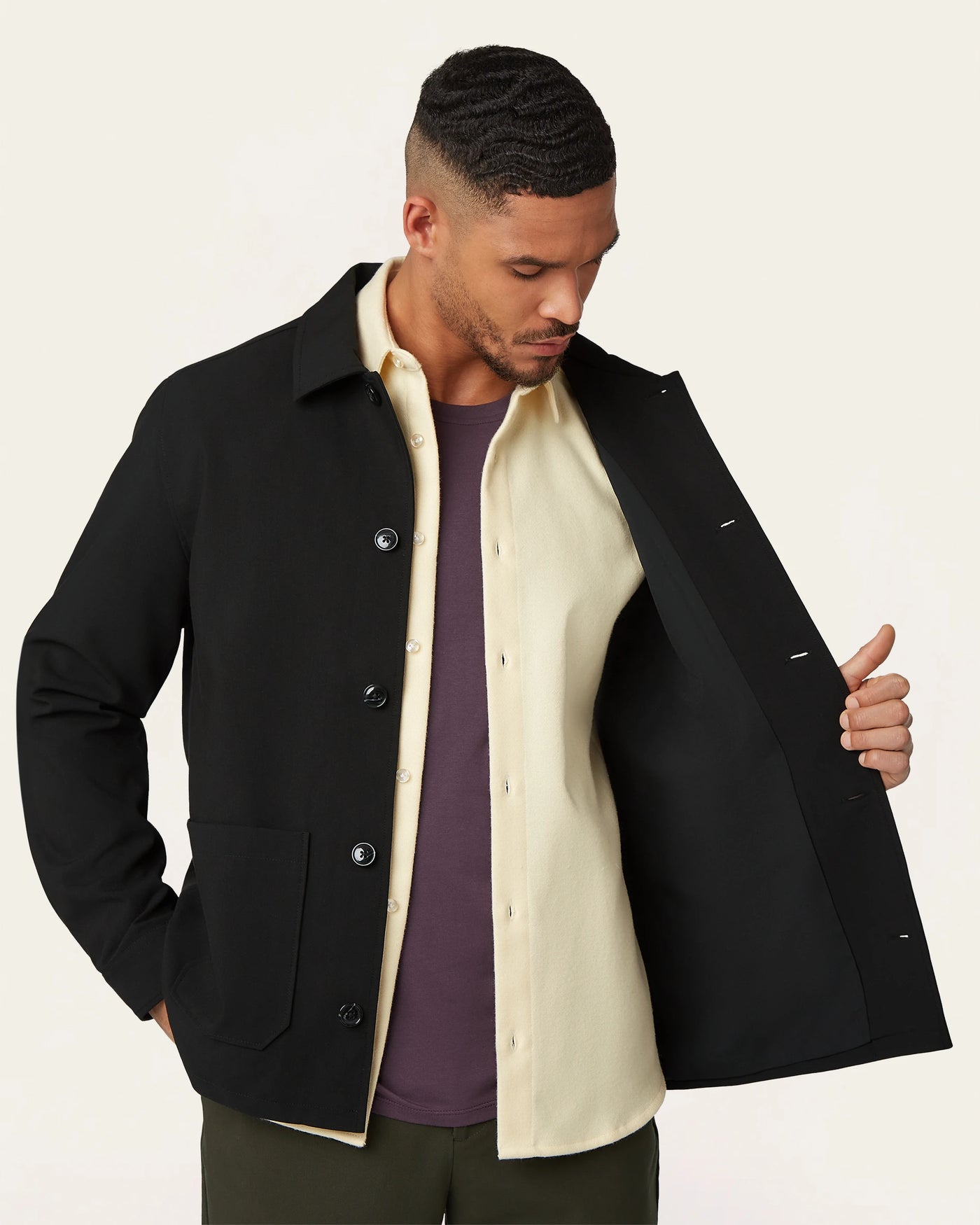 Shirt Jacket Black