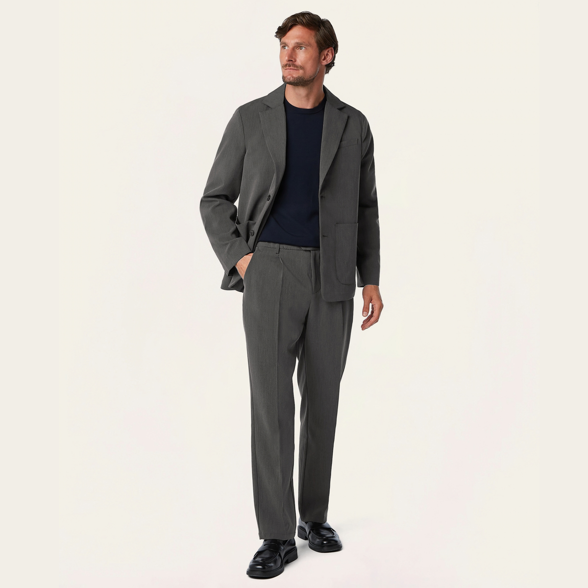 Travel Suit Grey