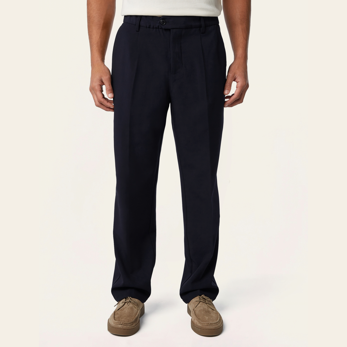 Straight Classic Pants Navy