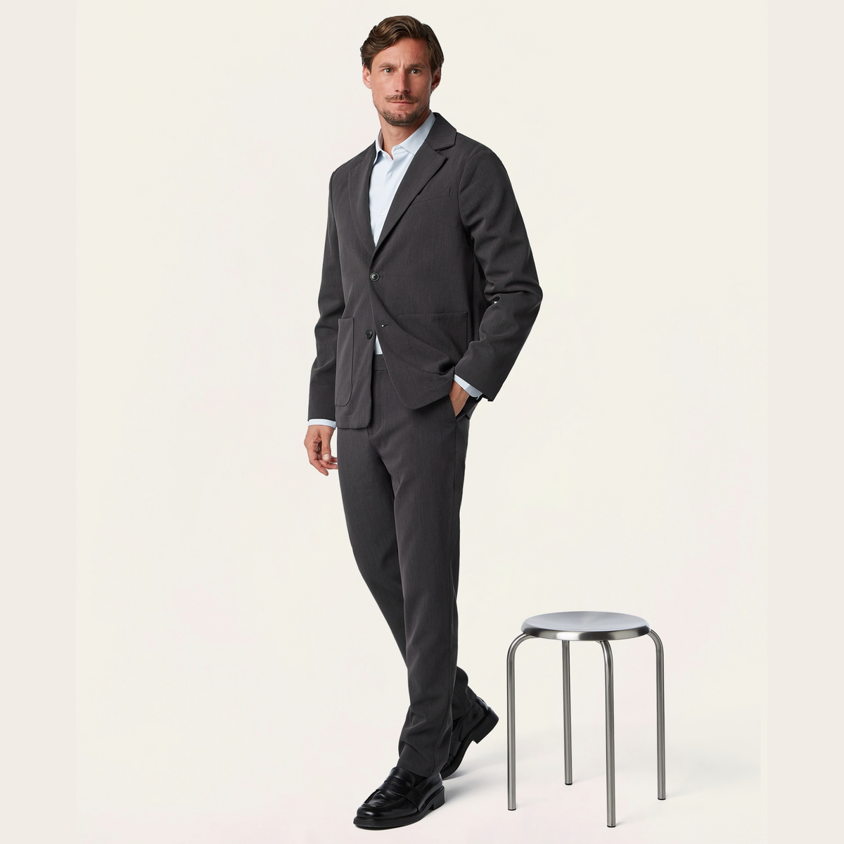 Regular Classic Pants Grey