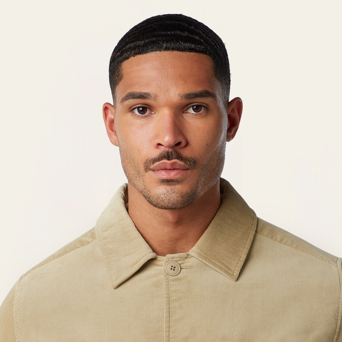 Corduroy Shirt Jacket Sand