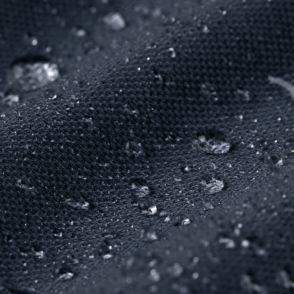Knitted non-iron shirt navy