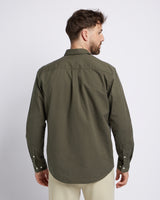 Seersucker shirt Dark Green