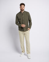 Seersucker shirt Dark Green