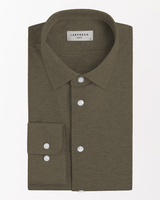 Knitted shirt olive