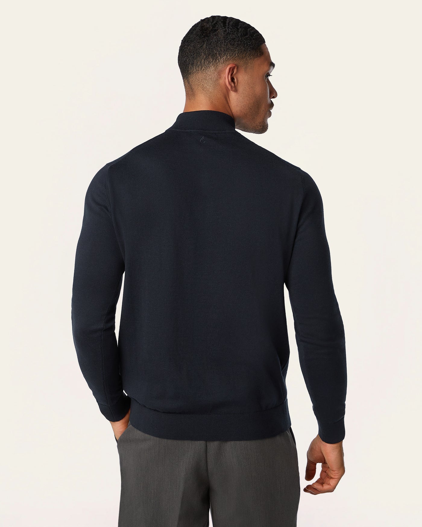 Seawool Mockneck Navy