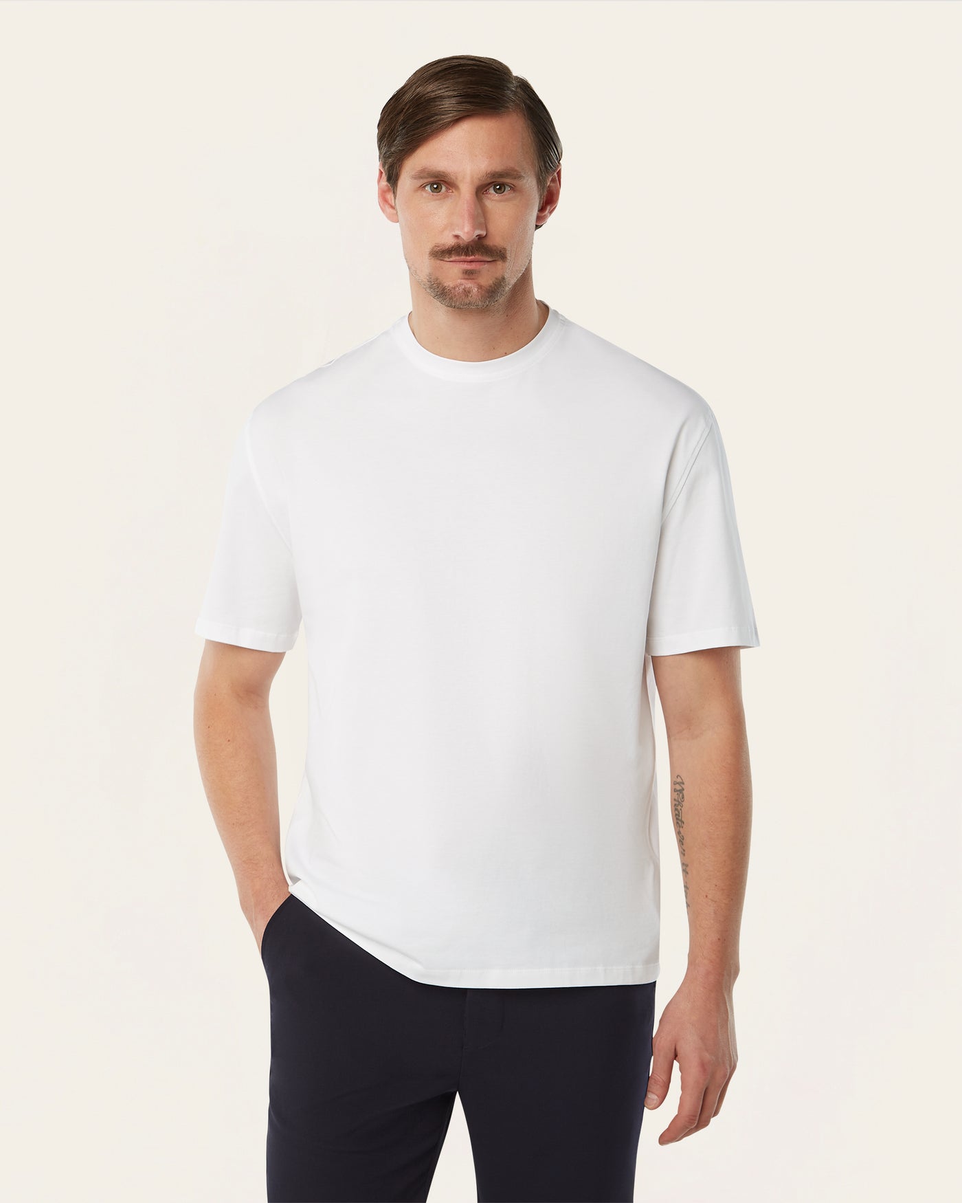 Relaxed T-shirt 3-pack bundle | White & Black & Light grey