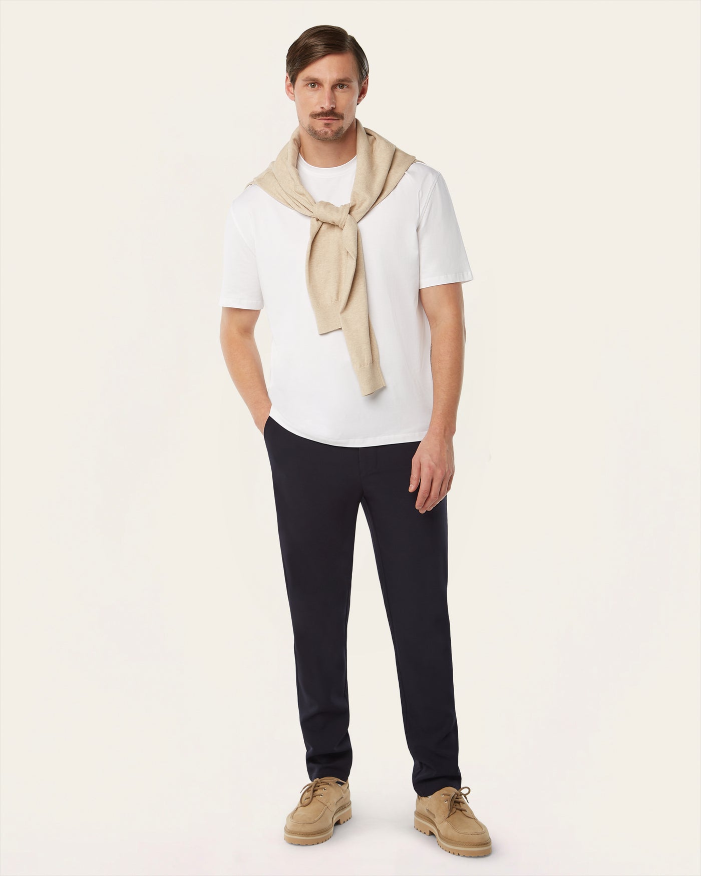 Relaxed T-shirt 3-pack bundle | White & Black & Light grey