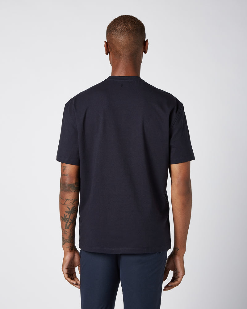 Relaxed T-shirt navy