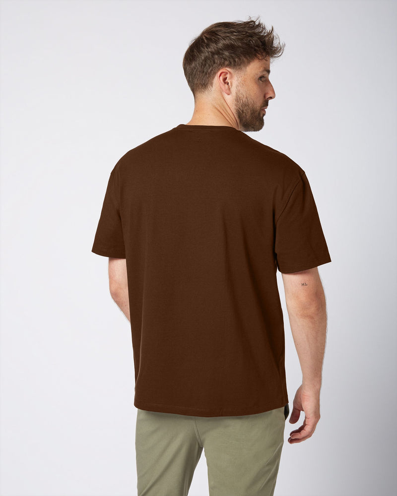 Relaxed T-shirt Moderate Brown