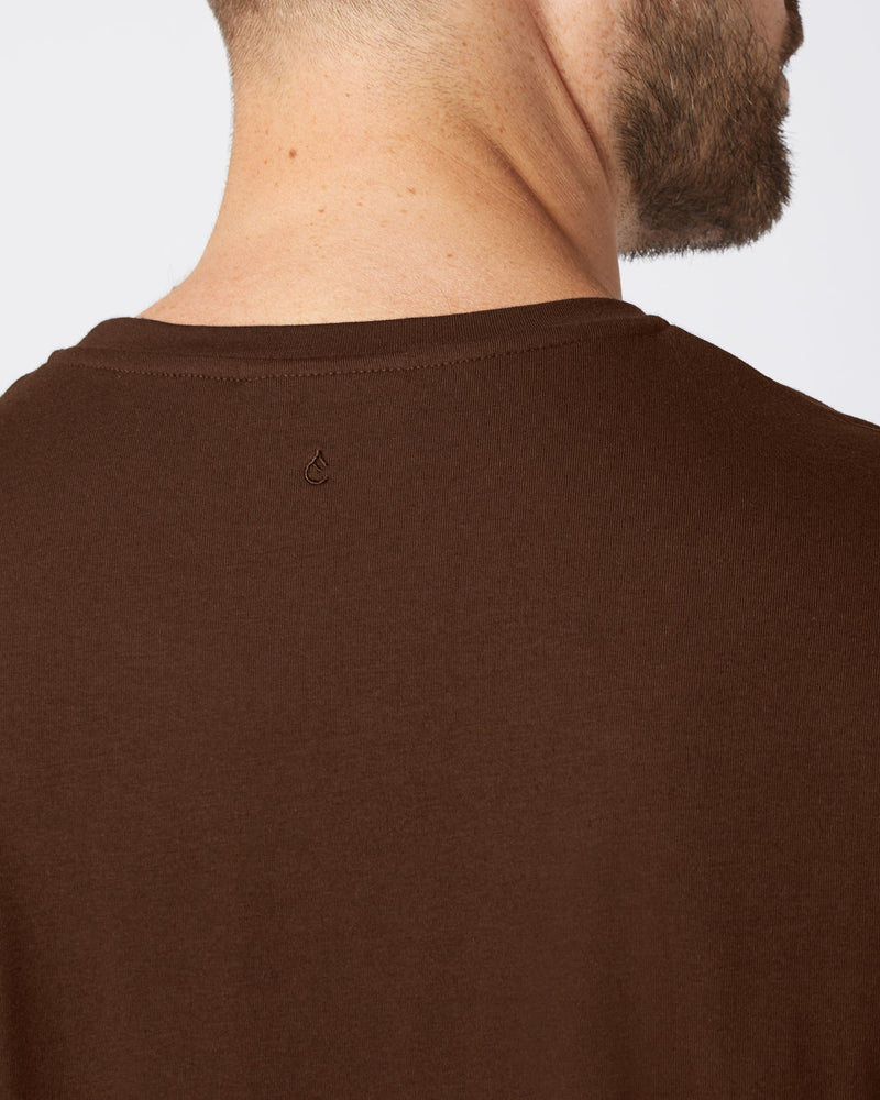 Relaxed T-shirt Moderate Brown