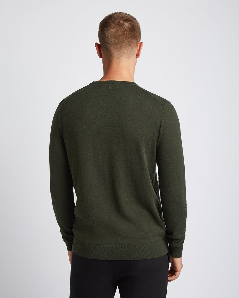 Seawool Crewneck Dark Green