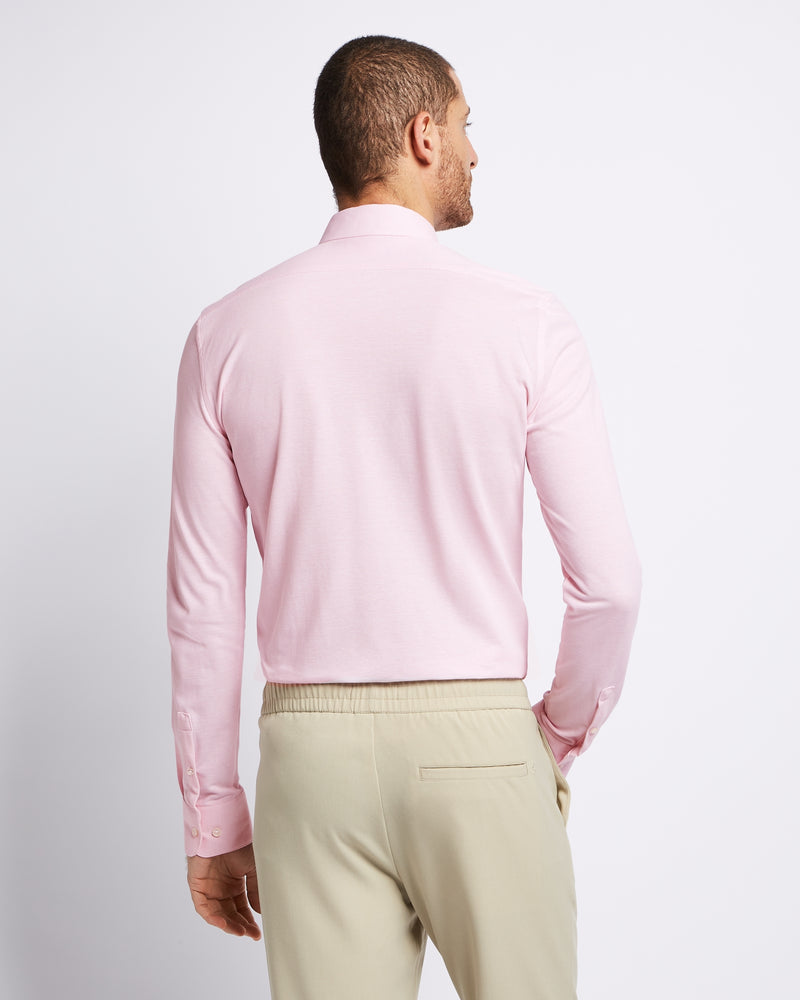 Knitted shirt soft pink