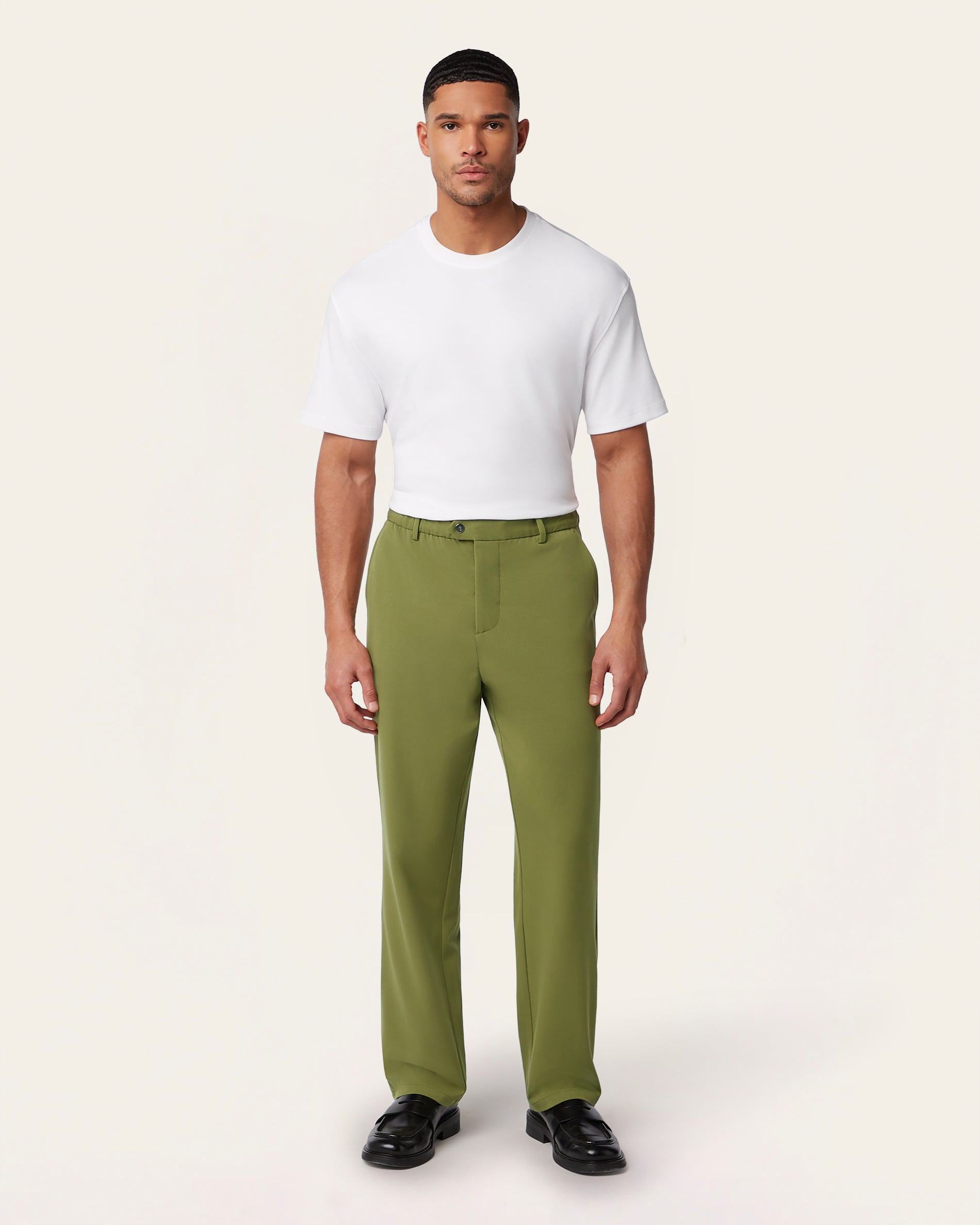 Straight Everyday Pants Olive | LABFRESH