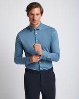 Knitted Shirt Deep Blue