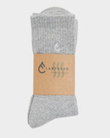 2-pack antibacterial Heatcore socks grey